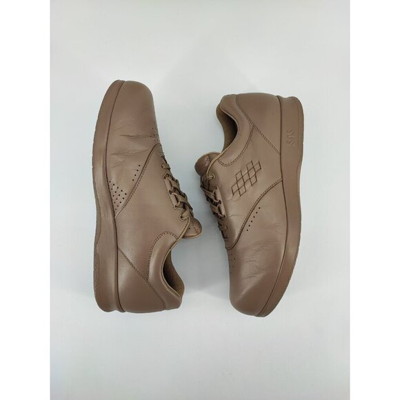 SAS Free Time Leather Diabetic Walking Shoes Brown Lace Up Womens Size 9.5N US - Picture 6 of 10